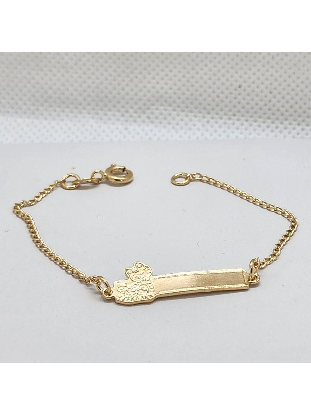 Brand New Brazilian 18k Gold Filled Cat Bracelet
